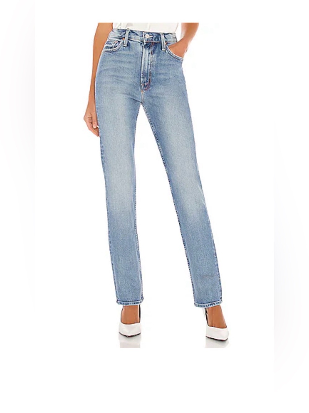 Mother Superior High Waisted Rider Skimp Jeans in Give it Up 29